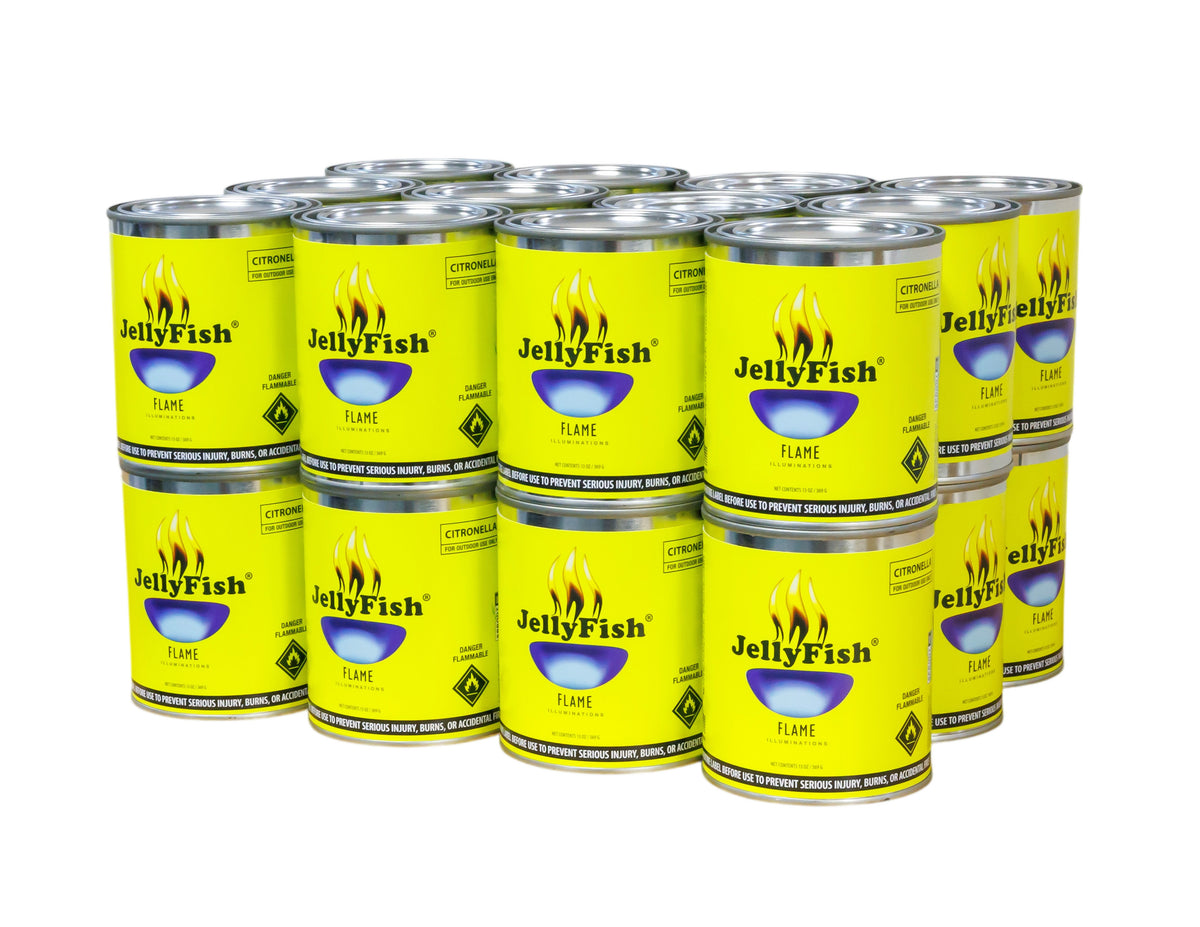 JellyFish Flame Citronella Gel Fuel - 24 pack – Jellyfish Flame
