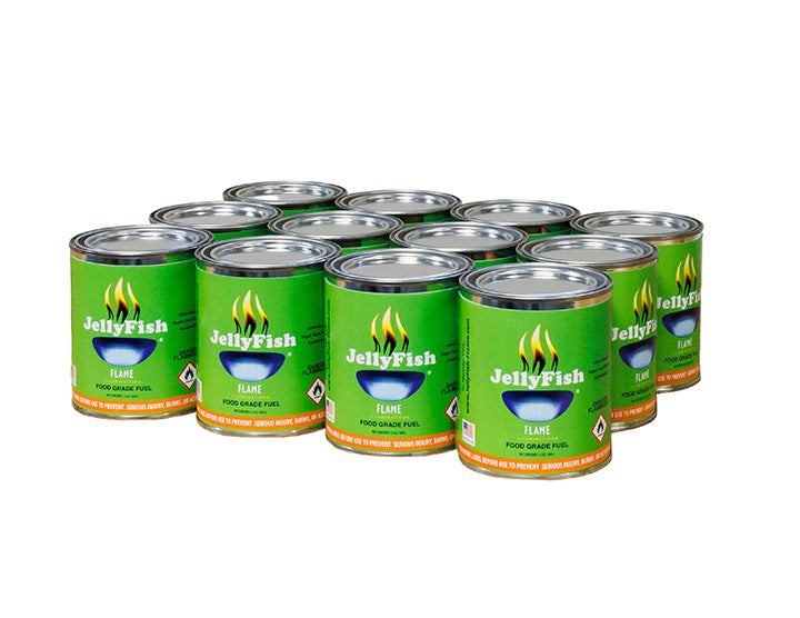 JellyFish Flame 13 Oz. Can, 12pack (Food Grade Fuel) Jellyfish Flame