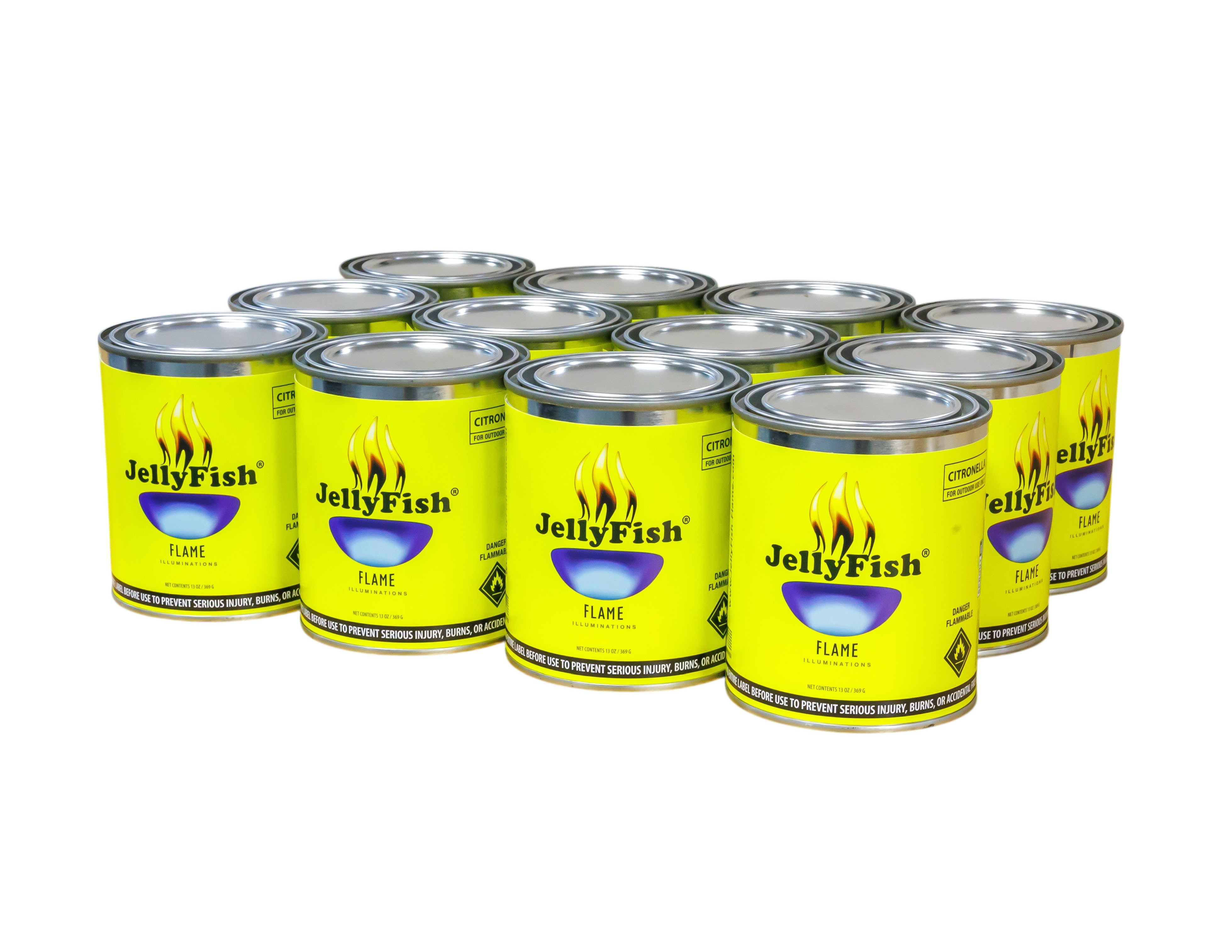 JellyFish Flame Citronella Gel Fuel - 12 pack – Jellyfish Flame